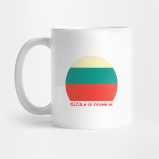 Middle Of Nowhere T shirt Mug